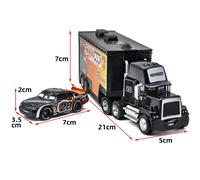 Disney Pixar Cars Pulcino Hicks Saetta McQueen Mack Trasportatore Camion e Auto