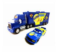 Disney Pixar Cars Pulcino Hicks Saetta McQueen Mack Trasportatore Camion e Auto