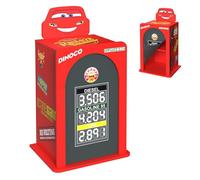 Disney Pixar Cars Saetta McQueen Comodino a Pompa di Benzina Dinoco con Vano Portaoggetti per Cameretta Bambini