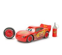 Disney Pixar Cars Saetta McQueen macchina telecomandata sparabolle, veicolo telecomandato con funzione bolla, facile da usare, H15 x L10 x P30cm, 3+