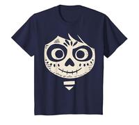 Disney Pixar Coco Miguel Face Halloween Maglietta, Bambini, Navy, 12 anni