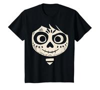 Disney Pixar Coco Miguel Face Halloween Maglietta, Bambini, Nero, 10 anni