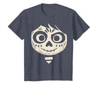 Disney Pixar Coco Miguel Face Halloween Maglietta, Bambini, Pervinca, 4 anni