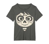 Disney Pixar Coco Miguel Face Halloween Maglietta, Donna plus-size, Asfalto, 1X