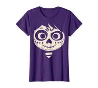 Disney Pixar Coco Miguel Face Halloween Maglietta, Donna, Viola, S