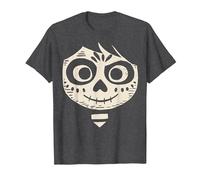 Disney Pixar Coco Miguel Face Halloween Maglietta, Uomo, Grigio Scuro, XXL