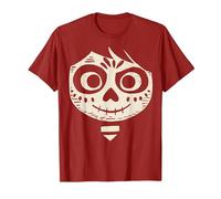 Disney Pixar Coco Miguel Face Halloween Maglietta, Uomo, Mirtillo Rosso, S