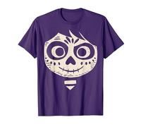Disney Pixar Coco Miguel Face Halloween Maglietta, Uomo, Viola, M