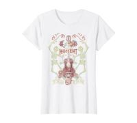Disney Pixar Coco Seize Your Momento Artsy Skeleton Ritratto Maglietta, Donna, Bianco, S