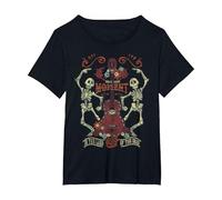 Disney Pixar Coco Seize Your Momento Artsy Skeleton Ritratto Maglietta, Donna plus-size, Nero, 5X