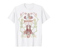 Disney Pixar Coco Seize Your Momento Artsy Skeleton Ritratto Maglietta, Uomo, Bianco, S