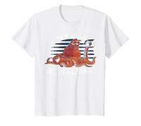 Disney Pixar Finding Dory Hank New Rule Maglietta, Bambini, Bianco, 6 anni