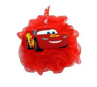 DISNEY PIXAR - Fiore da doccia in silicone Cars 3D - Spugna per il corpo dei bambini - Detergente schiumogeno delicato - Massaggio esfoliante - Formazione all'igiene - Accessorio da bagno divertente