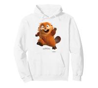 Disney Pixar Hoppers Beaver Mable Running Happy To Say Hello Felpa con Cappuccio
