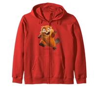 Disney Pixar Hoppers Beaver Mable Running Happy To Say Hello Felpa con Cappuccio
