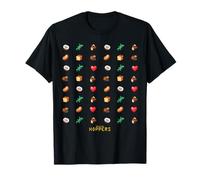 Disney Pixar Hoppers Coconut Lizard Log Beaver Heart Emojis Maglietta