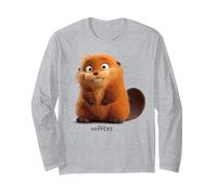 Disney Pixar Hoppers Mabel Beaver Smiling Maglia a Manica