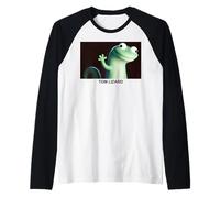 Disney Pixar Hoppers Tom Lizard Funny Face & Empty Head Maglia con Maniche Raglan