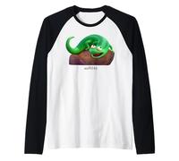 Disney Pixar Hoppers Tom Lizard Happy On A Rock Maglia con Maniche Raglan