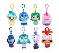 Disney & Pixar Inside Out 2 Collectible Clip-On Plush - Assorted Characters (1 Random Plush per Order)