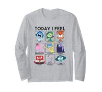 Disney Pixar Inside Out 2 Today I Feel... Emotions Panels Maglia a Manica