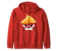 Disney Pixar Inside Out Angry Face Halloween Felpa con Cappuccio