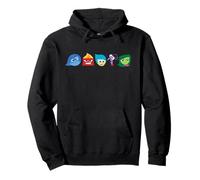 Disney Pixar Inside Out Feelings Character Felpa con Cappuccio
