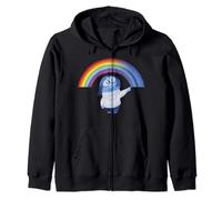 Disney Pixar Inside Out Sadness Rainbow Felpa con Cappuccio