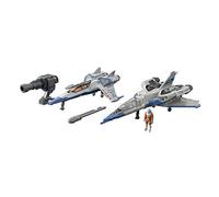 Disney Pixar Lightyear, Veicoli Galattici set, 2 astronavi, mini personaggio, cannone intercambiabile con dettagli ispirati al film, Giocattolo per Bambini 3+ Anni, HHY16, Esclusivo Amazon
