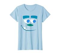 Disney Pixar Monsters, INC. Big Face Sulley Costume Maglietta, Donna, Celeste, L