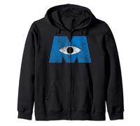 Disney Pixar Monsters Inc. Eye Logo Felpa con Cappuccio