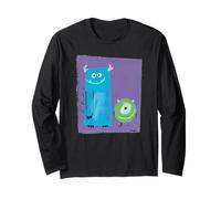 Disney Pixar Monsters Inc. La pittura di Mike e Sully Maglia a Manica