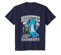 Disney Pixar Monsters University Mike And Sulley Maglietta, Bambini, Navy, 6 Anni