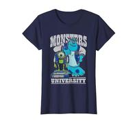 Disney Pixar Monsters University Mike And Sulley Maglietta, Donna, Navy, XXL