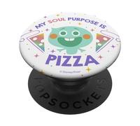 Disney Pixar Soul My Soul Purpose Is Pizza Sketch PopSockets PopGrip Intercambiabile