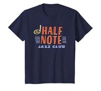 Disney Pixar Soul The Half Note Jazz Club Maglietta, Bambini, Navy, 8 Anni