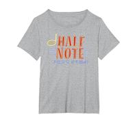 Disney Pixar Soul The Half Note Jazz Club Maglietta, Donna Plus-Size, Grigio Melange, 4X