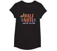 Disney Pixar Soul The Half Note Jazz Club Maglietta, Ragazze, Nero, S