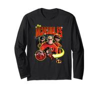 Disney Pixar The Incredibles 2 Super Family Group Shot Maglia a Manica