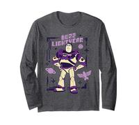 Disney Pixar Toy Story 5 Buzz Lightyear Monochrome Pose Maglia a Manica