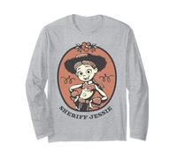 Disney Pixar Toy Story 5 Sheriff Jessie Retro Western Frame Maglia a Manica