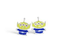 Disney Toy Story - Orecchini a perno in argento Sterling smaltato, motivo: alieno