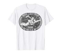 Disney Pixar Toy Story Buzz Lightyear To Infinity Badge Maglietta