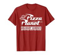 Disney PIXAR Toy Story Pizza Planet Delivery Service Red Maglietta