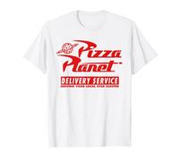 Disney PIXAR Toy Story Pizza Planet Delivery Service White Maglietta