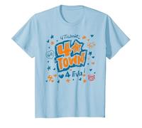 Disney Pixar Turning Red 4-Town 4-Eva Maglietta, Bambini, Celeste, 6 Anni