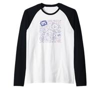 Disney Pixar Turning Red Mei Notebook Doodles Maglia con Maniche Raglan