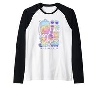 Disney Pixar Turning Red Mei Red Panda Girl Gradient Maglia con Maniche Raglan