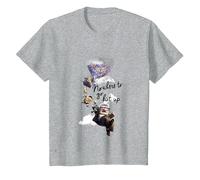 Disney Pixar Up Nowhere To Go But Maglietta, Bambini, Grigio Melange, 3 anni