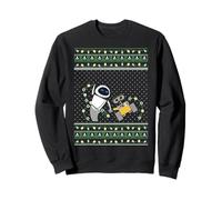 Disney Pixar Wall-E And Eve Natale Ugly Sweater Style Felpa